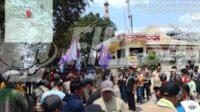 Aksi unjuk rasa di kawasan PLTU Desa Terusan Aksi unjuk rasa di kawasan PLTU Desa Terusan