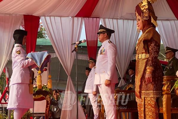 Bupati OKU Pimpin Upacara HUT RI ke-81