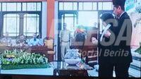 Calon Bupati an Wakil Bupati saat Sidang Paripurna