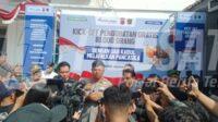 Kapolres Cianjur, AKBP Dr. A. Alexander Yurikho Hadi, S.H., S.I.K., M.Si., M.M., M.H.I., M.I.P saat meberikan keterangan pada awak media