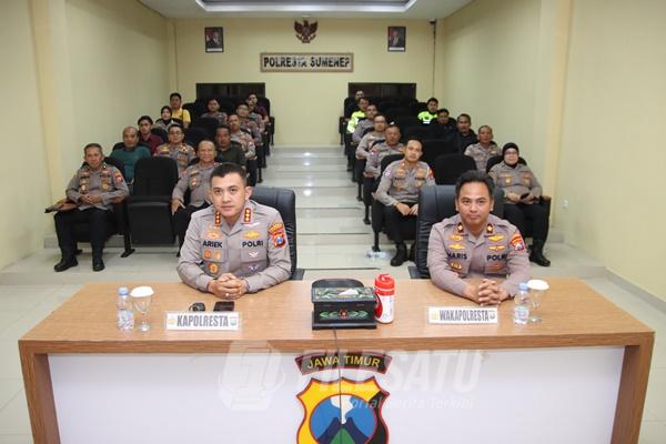 Kapolresta Sumenep Bersama PJU Ikuti Nobar Malam Penganugerahan Hoegeng Awards 2026