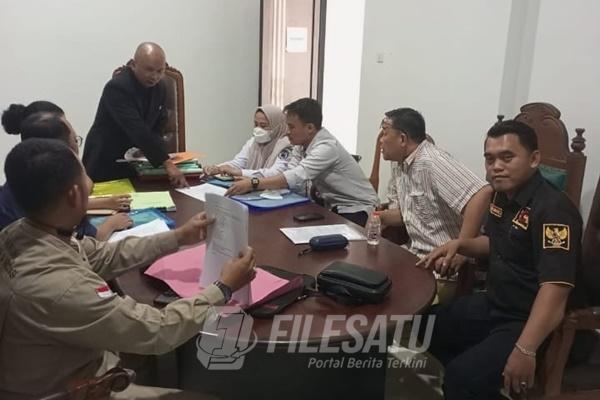 Mediasi warga Kenten Raya dengan PDAM Tirta Betuah Banyuasin di Pengadilan Negeri (PN) Palembang