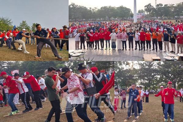 Perlombaan Antar OPD dan BUMD Meriahkan HUT RI ke-81 di OKU