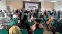 Peserta mengikuti pembukaan Pelayanan Terpadu Sidang Isbat Nikah di Kantor PCNU Banyuwangi