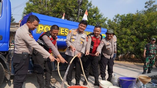 Program Air Bersih Gratis Polres Cianjur