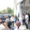 Ratusan massa saat aksi di depan Kantor DPRD Oku