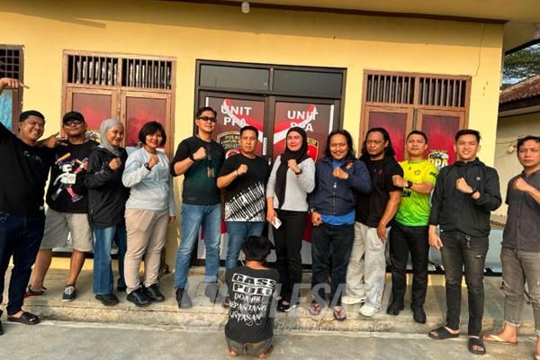 Unit II Anak PPA Satres PPA PPO Polres OKU mengamnakan pelaku kekerasan terhadap bayi 3 bulan