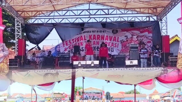 Festival Karnaval dan Gerak Jalan Kreatif Meriahkan HUT RI ke-81 di Sidokepung
