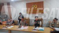 Konferensi Pers yang digelar Polresta Karawang