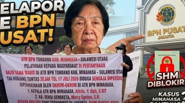 Proses Turun Waris 2 SHM di Tateli Tertahan, Kantor Pertanahan Minahasa Tunggu Penyelesaian Sengketa