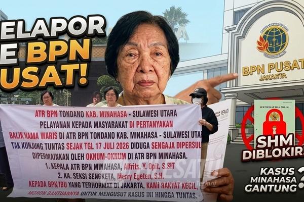 Proses Turun Waris 2 SHM di Tateli Tertahan, Kantor Pertanahan Minahasa Tunggu Penyelesaian Sengketa