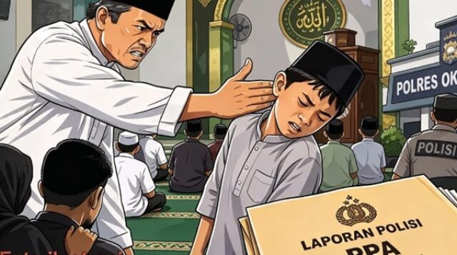 Dugaan Penamparan Bocah 11 Tahun di Masjid Baturaja