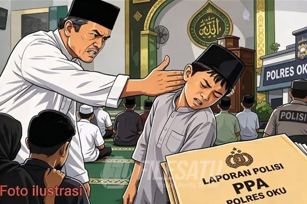 Dugaan Penamparan Bocah 11 Tahun di Masjid Baturaja