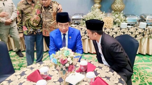 Joko Widodo,Hadir dalam Acara Pernikahan Putri Andi Azwan
