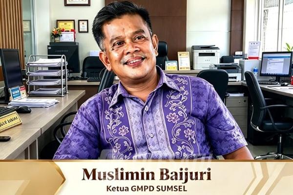 Ketua Gerakan Masyarakat Peduli Demokrasi (GMPD) Sumatera Selatan, Muslimin Baijuri