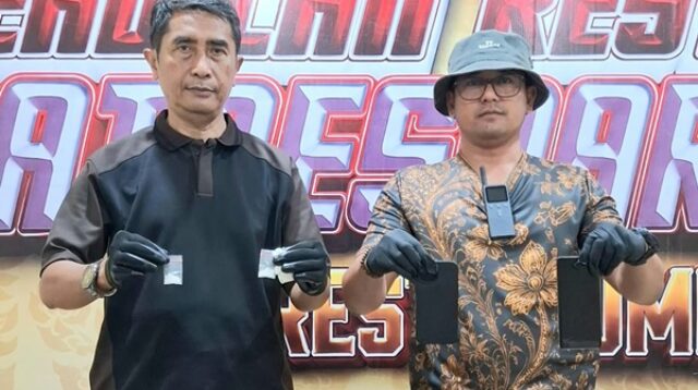 Konferensi Pers yang di gelar Polresta Sumenep