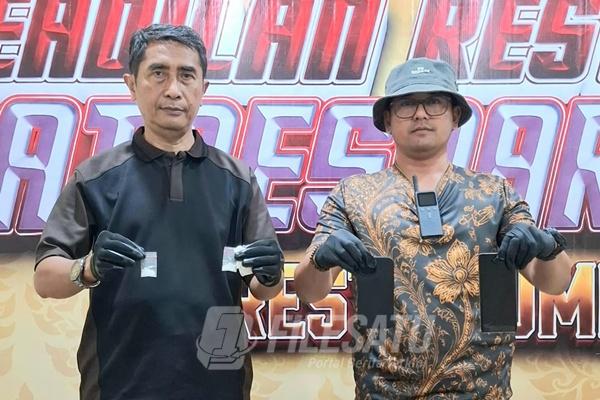 Konferensi Pers yang di gelar Polresta Sumenep